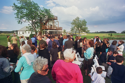 chesapeake bay wedding reception