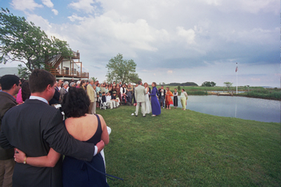 chesapeake bay wedding ceremony